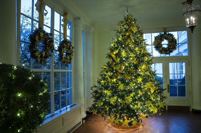 Рождественские украшения Белого дома